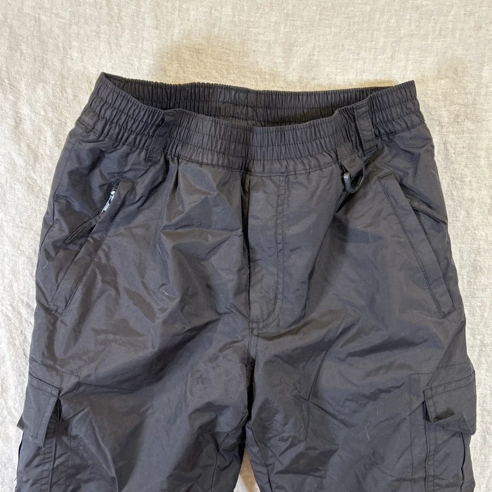 Snow Pants Kids Size 12 Unisex By Sport Essentials Ski Snowboarding Black‎